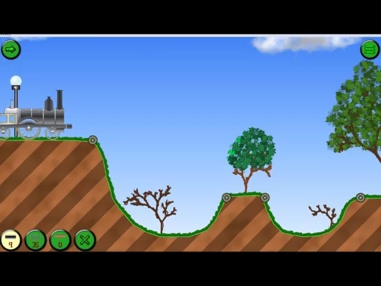 Изображение игры: Railway bridge: puzzle game
