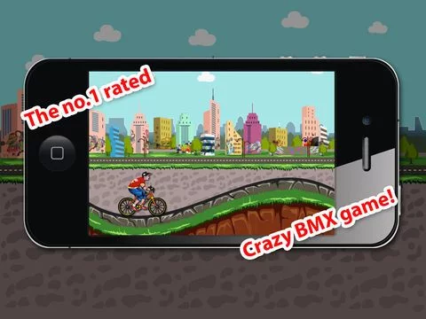 Изображение игры: BMX Daredevil Race: Extreme MTB stunt game pumped with tricks FREE
