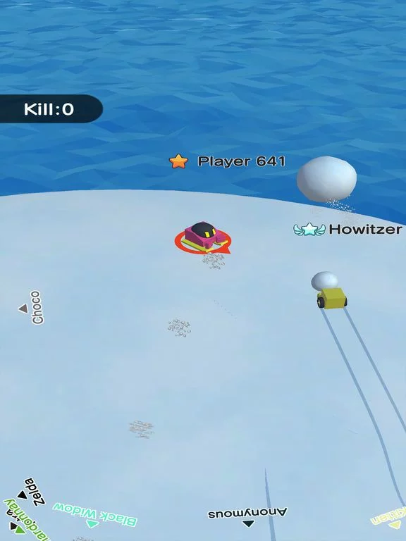 Изображение игры: Snowbrawl.io