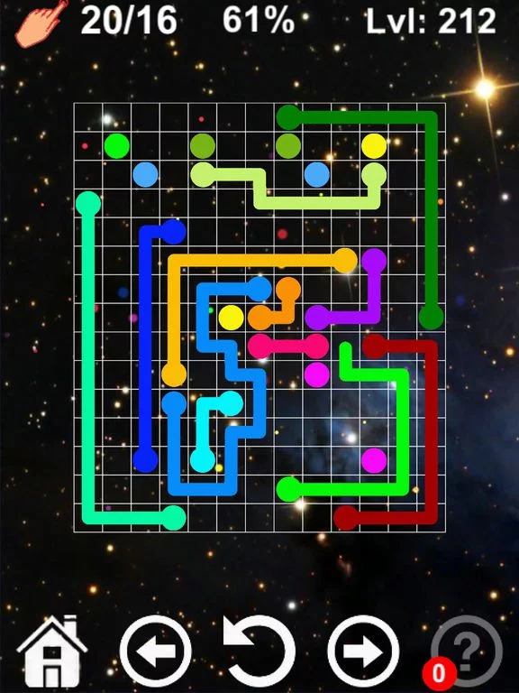 Изображение игры: Connect colored lines