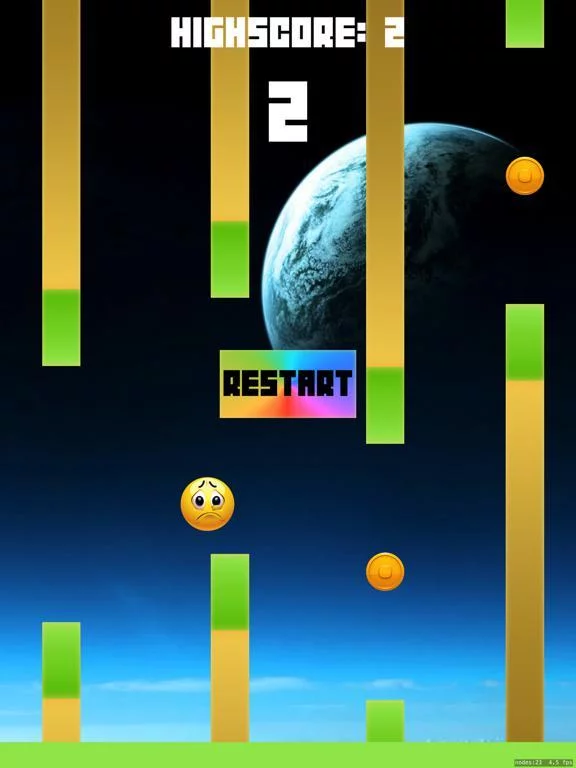 Изображение игры: Basic FlappyBall