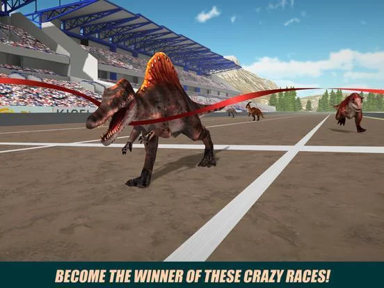 Изображение игры: Jurassic Dino Racing Challenge 3D Full