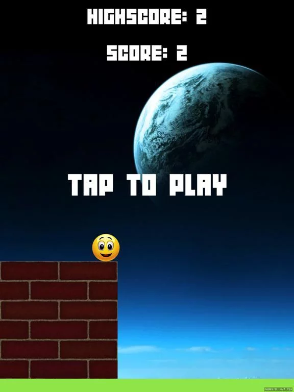 Изображение игры: Basic FlappyBall
