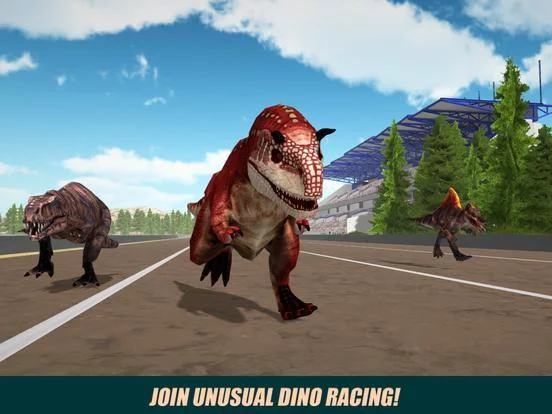 Изображение игры: Jurassic Dino Racing Challenge 3D Full