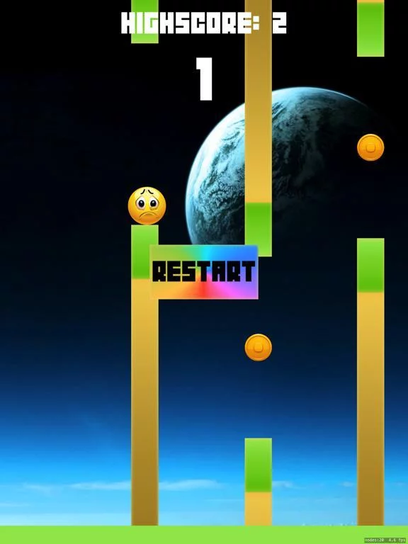 Изображение игры: Basic FlappyBall