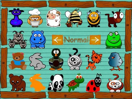 Изображение игры: 123 Animal Puzzles