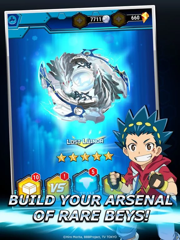 Изображение игры: Beyblade Burst Rivals