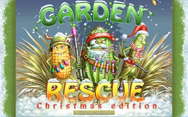 Изображение игры: Garden Rescue Christmas edition