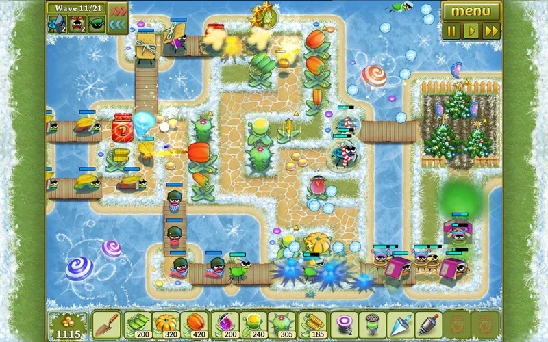 Изображение игры: Garden Rescue Christmas edition