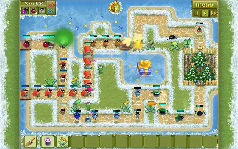 Изображение игры: Garden Rescue Christmas edition lite