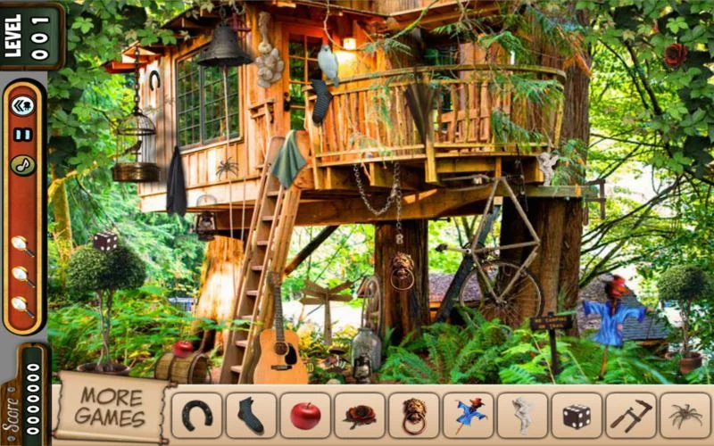 Изображение игры: Hidden Objects - Mystery Tree House - Dog Adventure - Find The Evidence Story