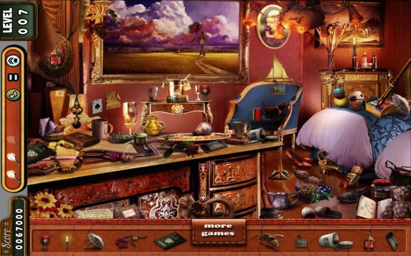 Изображение игры: Hidden Objects - Sherlock Holmes Mystery Case - The Big Apartment - My Mysterious House - The Big Hotel
