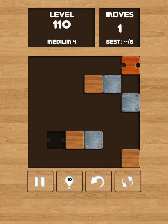 Изображение игры: Slide the Blocks: Wood Jigsaw