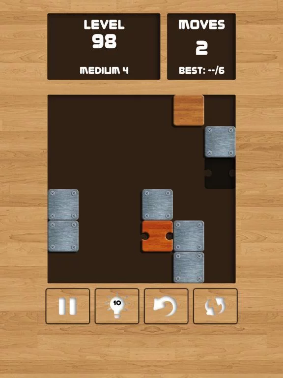 Изображение игры: Slide the Blocks: Wood Jigsaw