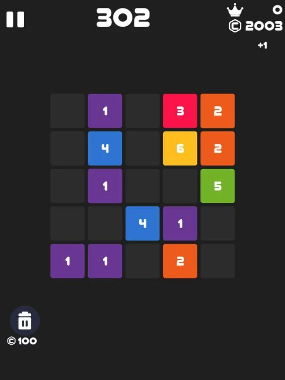 Изображение игры: Tetra Number Smash :Tap Puzzle