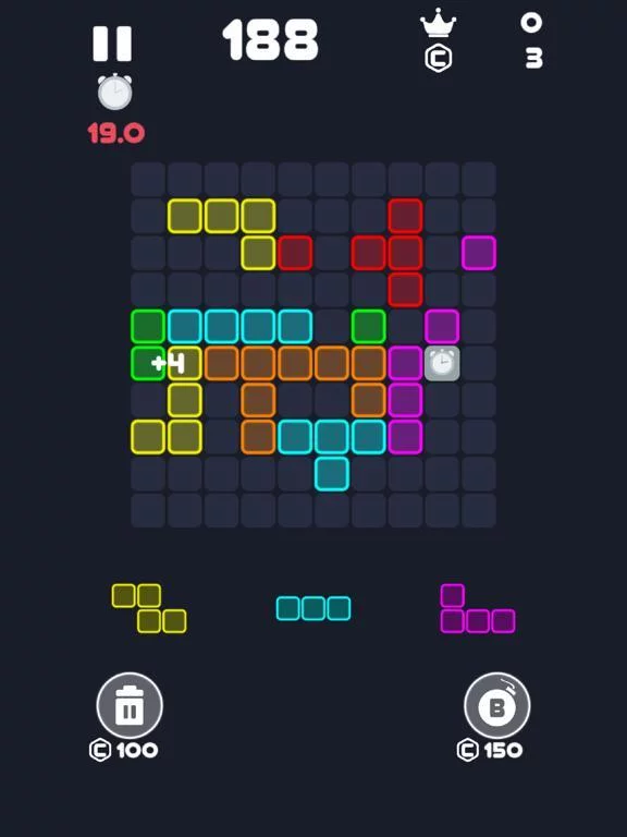 Изображение игры: Neon Block Puzzle: Fill Board
