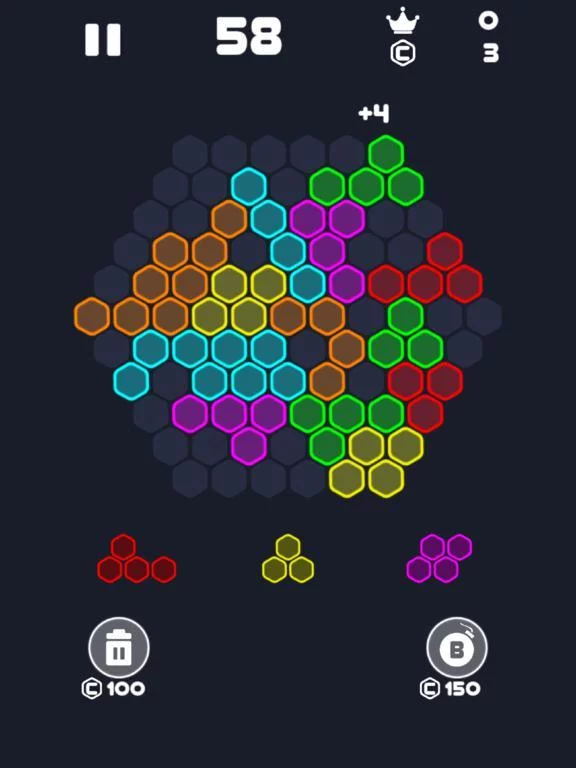 Изображение игры: Neon Block Puzzle: Fill Board