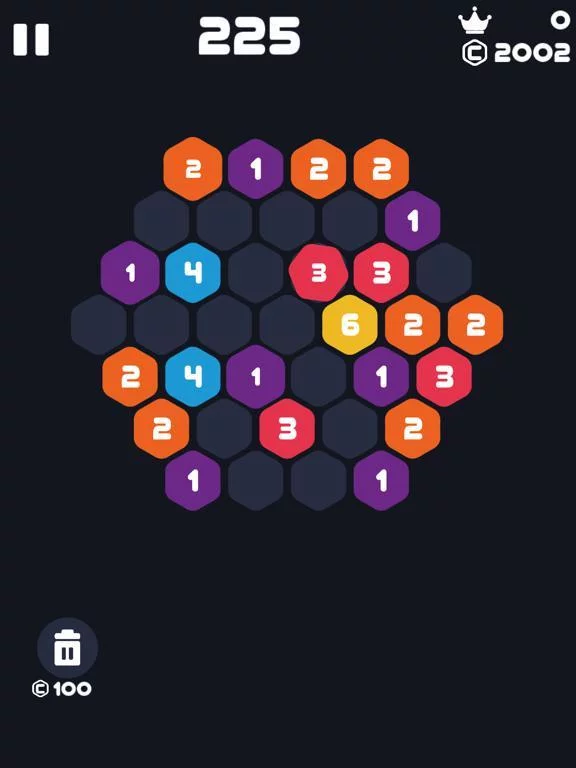 Изображение игры: Hexa Number Smash: Tap Puzzle