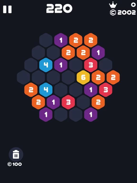 Изображение игры: Hexa Number Smash: Tap Puzzle