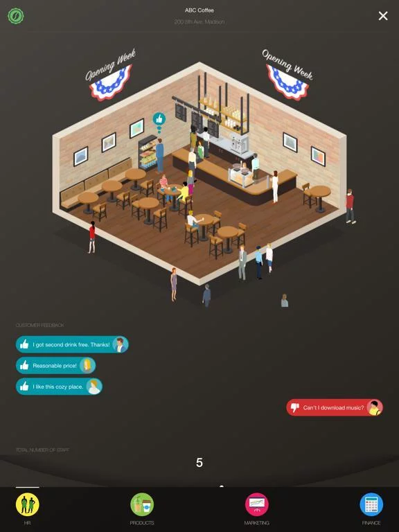 Изображение игры: The Coffee Inc