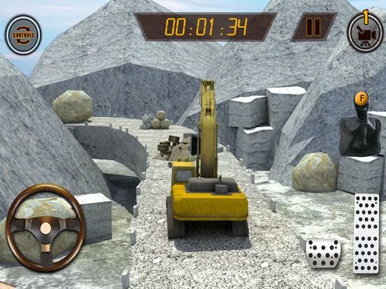 Изображение игры: Big Rig Excavator Crane Operator & Offroad Mining Dump Truck Simulator Game