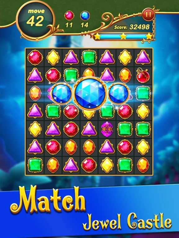Изображение игры: Jewel Castle - Matching Games