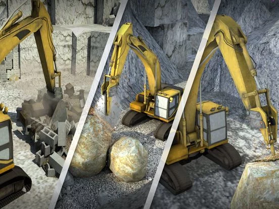 Изображение игры: Big Rig Excavator Crane Operator & Offroad Mining Dump Truck Simulator Game