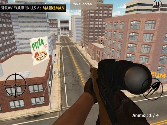 Изображение игры: Sniper Strike Robber City