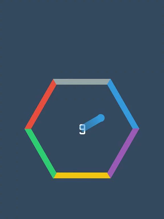 Изображение игры: Hexa Wheels - Super Hexagon