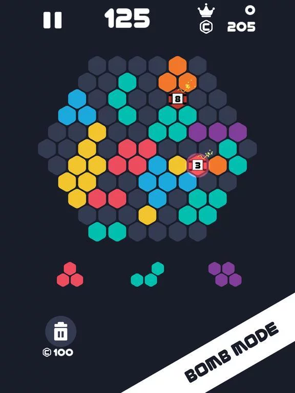 Изображение игры: Hexa 1010 :Fill Hexagon Blocks