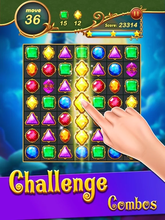 Изображение игры: Jewel Castle - Matching Games