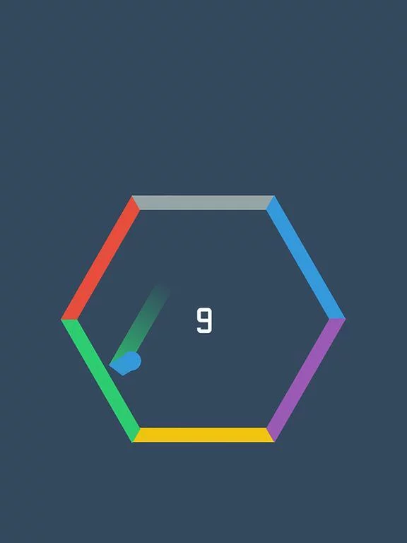 Изображение игры: Hexa Wheels - Super Hexagon