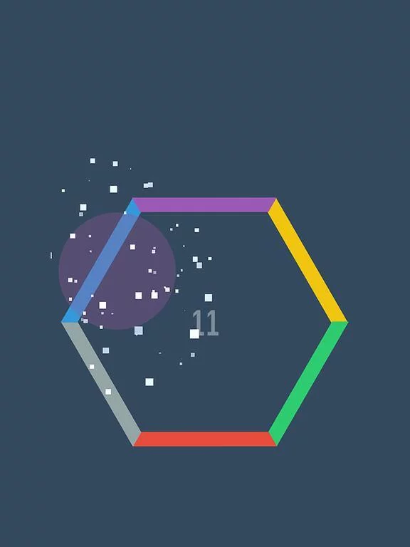 Изображение игры: Hexa Wheels - Super Hexagon