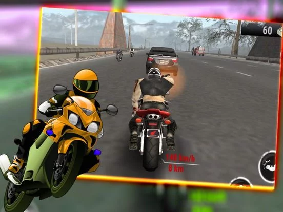 Изображение игры: Crazy Racing Moto Beat