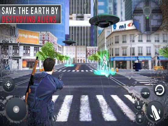 Изображение игры: Humanity Attack Alien