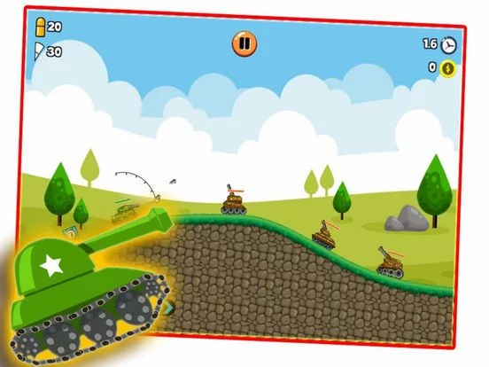 Изображение игры: Hit Shoot Tanks