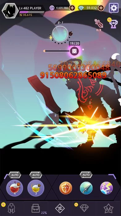 Изображение игры: Shadow Hero - Idle Fighter