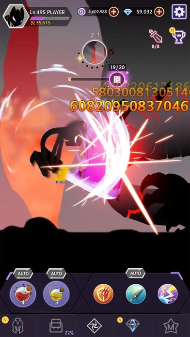 Изображение игры: Shadow Hero - Idle Fighter