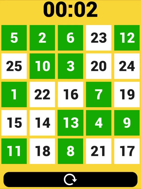 Изображение игры: 25 Numbers Speed & Reflex Challenge