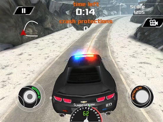 Изображение игры: Arctic Police Racer 3D - eXtreme Snow Road Racing Cops FREE Game Version