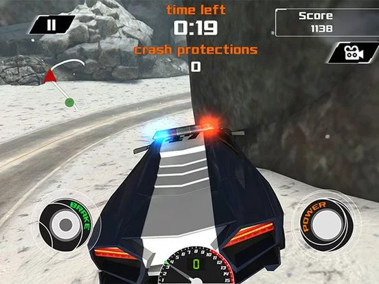 Изображение игры: Arctic Police Racer 3D - eXtreme Snow Road Racing Cops FREE Game Version