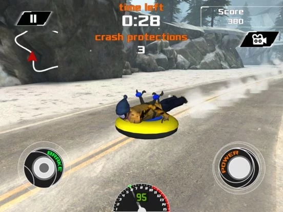 Изображение игры: Alpine Road Sledding - eXtreme Crazy Winter Snow Racing Adventure Game FREE