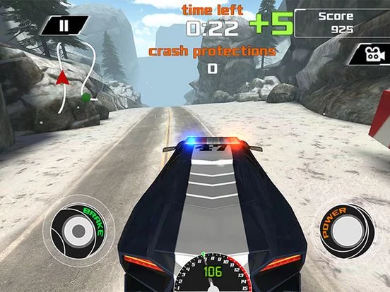 Изображение игры: Arctic Police Racer 3D - eXtreme Snow Road Racing Cops FREE Game Version