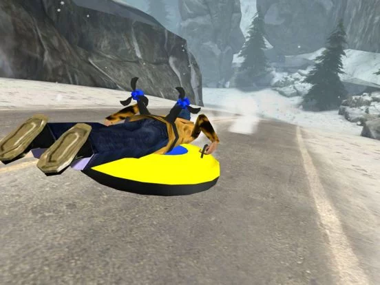 Изображение игры: Alpine Road Sledding - eXtreme Crazy Winter Snow Racing Adventure Game FREE