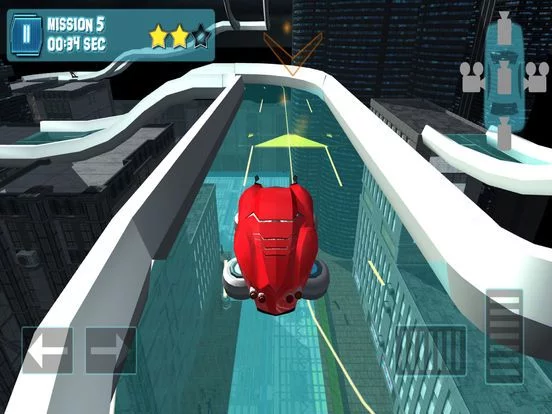 Изображение игры: Hover Car Parking Simulator - Flying Hoverboard Car City Racing Game FREE