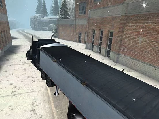 Изображение игры: 3D Semi Truck Ice Road Racing - eXtreme Nitro Boost Trucks Edition
