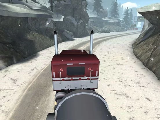 Изображение игры: 3D Semi Truck Ice Road Racing - eXtreme Nitro Boost Trucks Edition