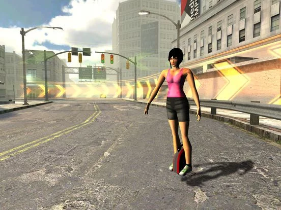 Изображение игры: Self Balancing Hoverboard Racing Simulator