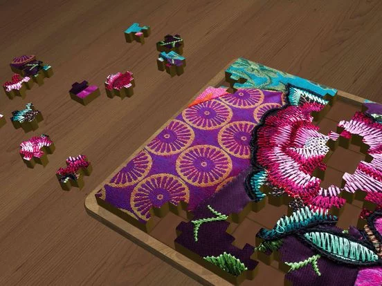 Изображение игры: Super Jigsaws Flower Art