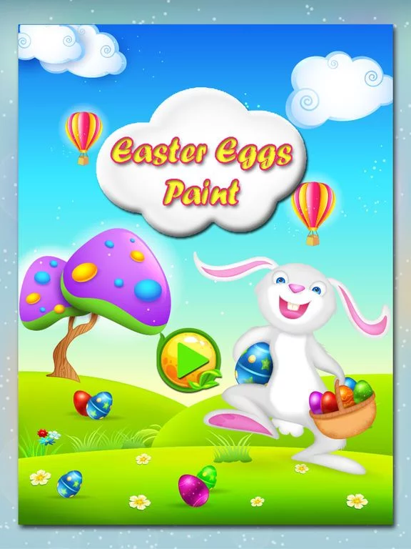 Изображение игры: Easter Eggs Paint